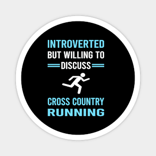 Introverted Cross Country Running XC Magnet
